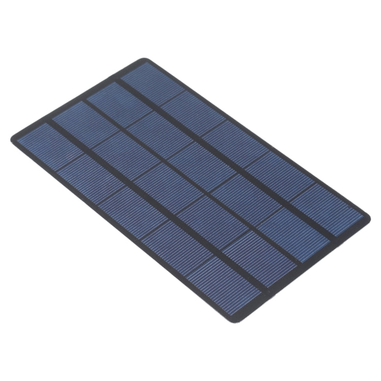 โมดูลเซลล์แผงโซลาร์เซลล์ DIY แบตเตอรี่พลังงานแสงอาทิตย์ 5V 3W 600mAh ขนาด: 110 x 190 มม., 5V 3W 600mAh 110 x 190 มม.