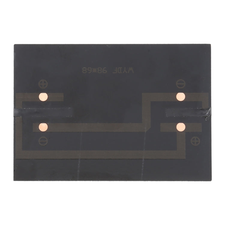 โมดูลเซลล์แผงโซลาร์เซลล์ DIY แบตเตอรี่พลังงานแสงอาทิตย์ 5V 1.2W 200mAh ขนาด: 98 x 68 มม., 5V 1.2W 200mAh 98 x 68 มม.