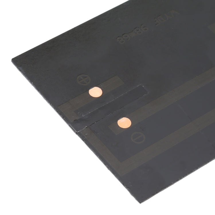 โมดูลเซลล์แผงโซลาร์เซลล์ DIY แบตเตอรี่พลังงานแสงอาทิตย์ 5V 1.2W 200mAh ขนาด: 98 x 68 มม., 5V 1.2W 200mAh 98 x 68 มม.