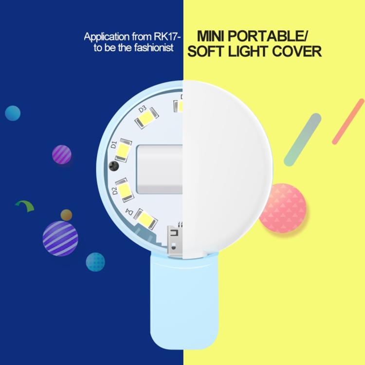 สำหรับ iPhone, Galaxy, Huawei, Xiaomi, LG, HTC และสมาร์ทโฟนอื่นๆ รุ่น RK17 สีดำ, สีชมพู, สีขาว