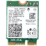 การ์ด Wifi แบบ Dual Band 1.73Gbps Intel 9560NGW 802.11ac NGFF Key E พร้อม Bluetooth 5.0 สำหรับแล็ปท็อป Windows 10, 9560NGW Intel 9560ac