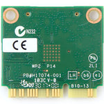การ์ดไวไฟไร้สายดูอัลแบนด์สำหรับ Intel 7260HMW Mini PCI-E 2.4G / 5Ghz WLAN Bluetooth 4.0 การ์ดไวไฟ 802.11 ac / a / b / g / n, 7260HMW