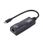 อะแดปเตอร์เครือข่าย RJ45 Gigabit Ethernet จาก USB-C / Type-C ความยาว 15 ซม., RJ45