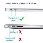 อะแดปเตอร์เครือข่าย RJ45 Gigabit Ethernet จาก USB-C / Type-C ความยาว 15 ซม., RJ45