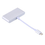 อะแดปเตอร์การ์ดรีดเดอร์ 5 in 1 Micro SD + SD + USB 3.0 + USB 2.0 + Micro USB เป็น USB-C / Type-C OTG สำหรับแท็บเล็ต สมาร์ทโฟน พีซี 5 in 1 (สีเงิน), 5 in 1 (สีทอง)