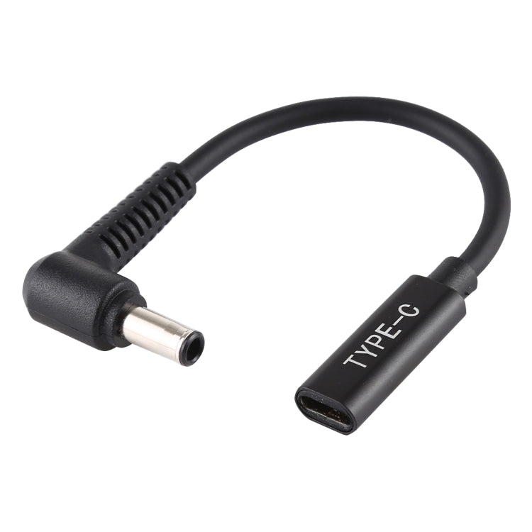 สายอะแดปเตอร์ชาร์จไฟ DP 5.0 x 1.0 มม. เป็น Type-C ตัวเมีย