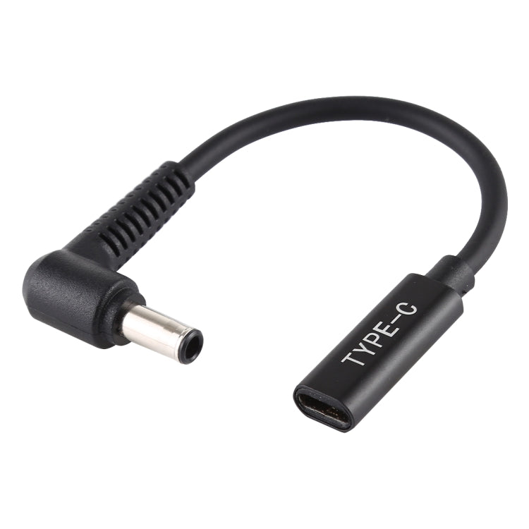 สายอะแดปเตอร์ชาร์จไฟ DP 5.0 x 1.0 มม. เป็น Type-C ตัวเมีย