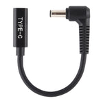 สายอะแดปเตอร์ชาร์จไฟ DP 5.0 x 1.0 มม. เป็น Type-C ตัวเมีย