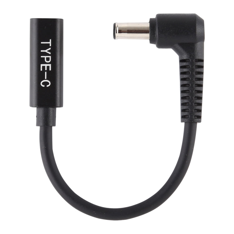 สายอะแดปเตอร์ชาร์จไฟ DP 5.0 x 1.0 มม. เป็น Type-C ตัวเมีย