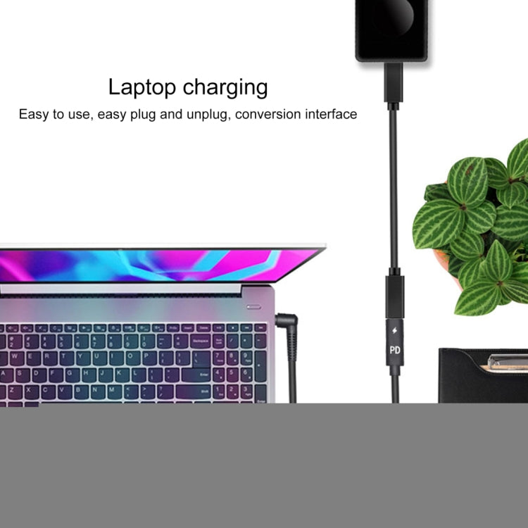 สายอะแดปเตอร์ชาร์จไฟ DP 5.0 x 1.0 มม. เป็น Type-C ตัวเมีย