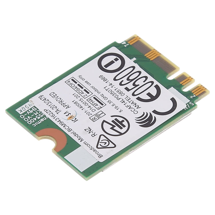 การ์ดเครือข่ายไร้สาย BCM943162ZP สำหรับ Lenovo E450 E550 E455 E555 M50-70 M50-80 G70-70 G70-80 Z70-80 G50-30 G50-45 G50-70, BCM943162ZP