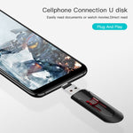 อะแดปเตอร์ OTG อะลูมิเนียมอัลลอยด์ขนาดเล็ก USB-C / Type-C ตัวผู้เป็น USB ตัวเมีย