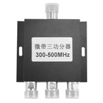 อะแดปเตอร์ N หญิง 300-500MHz ตัวแยกสัญญาณไฟฟ้าไมโครสตริป 3 ทาง, ตัวแยกสัญญาณไฟฟ้าไมโครสตริป