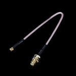 สายถัก RG316 SMA Female ถึง MMCX Male มุมขวา, ความยาว:15cm