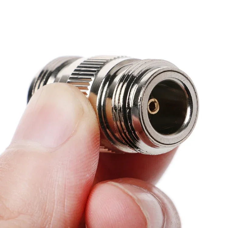 ขั้วต่ออะแดปเตอร์เสาอากาศโคแอกเชียล N-Type ตัวเมียคู่แบบแจ็ค RF Coupler WiFi