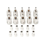 10 ชุด ขั้วต่อ RF ตัวเมีย UHF แบบบีบอัดสำหรับสาย RG58 RG142 / 3D-FB ขนาด 5 มม.