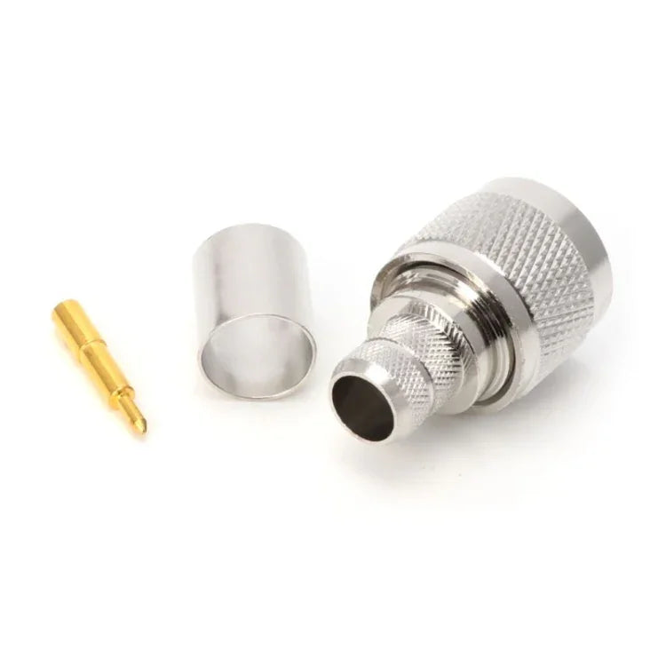 1 ชุด ขั้วต่อ RF ปลั๊ก N สำหรับสาย LMR400 RG8