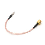 สายต่อขยายขั้วต่อ RG316 TS9 ตัวเมียเป็น SMA ตัวผู้ ความยาว: 15 ซม.
