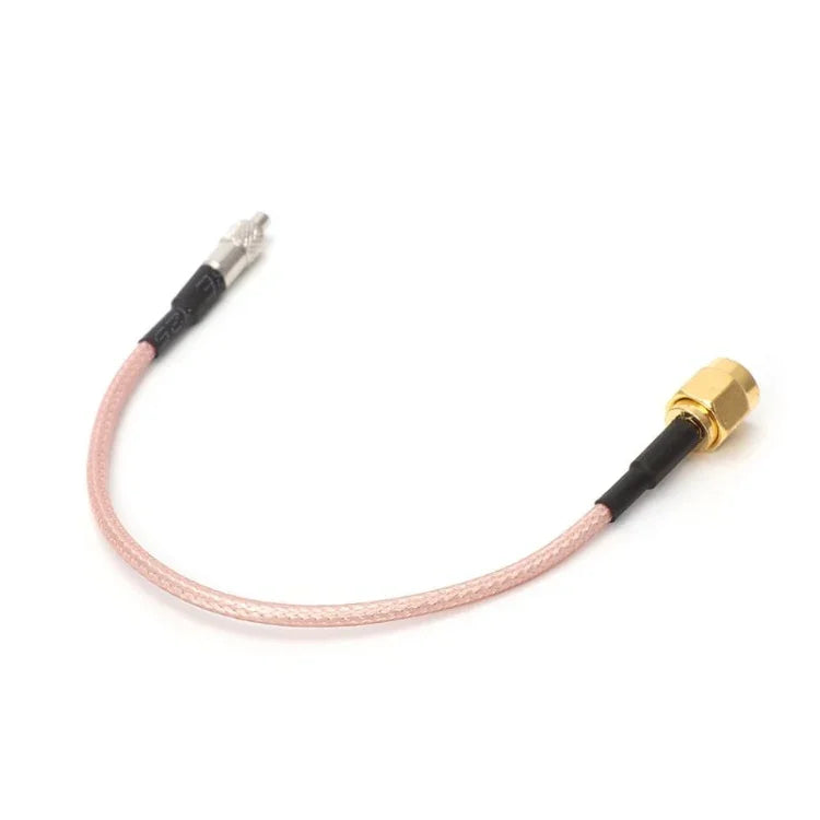 สายต่อขยายขั้วต่อ RG316 TS9 ตัวเมียเป็น SMA ตัวผู้ ความยาว: 15 ซม.