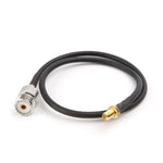 สายต่อขยายขั้วต่อ SMA ตัวเมียเป็น UHF SO239 PL259 ตัวเมีย สาย RG58 ความยาว: 50 ซม.