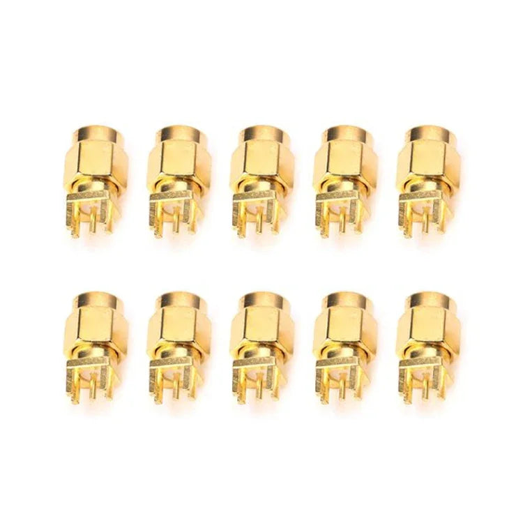 10 ชิ้น ขั้วต่อ RF แบบหนีบติดแผง PCB ขนาด 1.6 มม. SMA ตัวเมีย