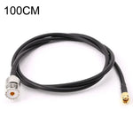 สายต่อขั้วต่อ RG58 UHF ตัวเมียเป็น SMA ตัวผู้ ความยาว: 100 ซม.