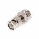 อะแดปเตอร์ขั้วต่อปลั๊ก BNC ตัวผู้เป็น UHF SO239 UHF SO239 PL-259 ตัวเมีย