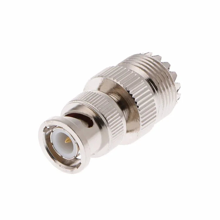 อะแดปเตอร์ขั้วต่อปลั๊ก BNC ตัวผู้เป็น UHF SO239 UHF SO239 PL-259 ตัวเมีย