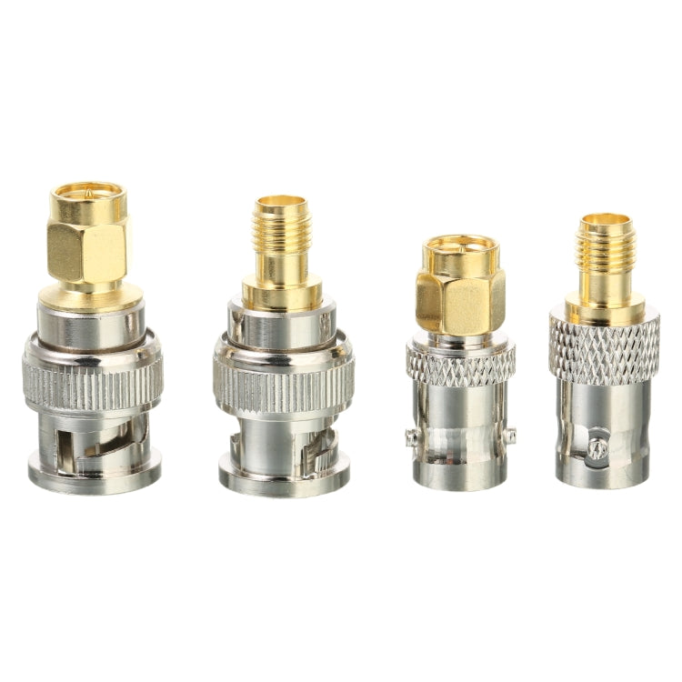 ชุดอะแดปเตอร์แปลง SMA เป็น BNC 4 ชิ้น / ชุด สำหรับทดสอบ RF