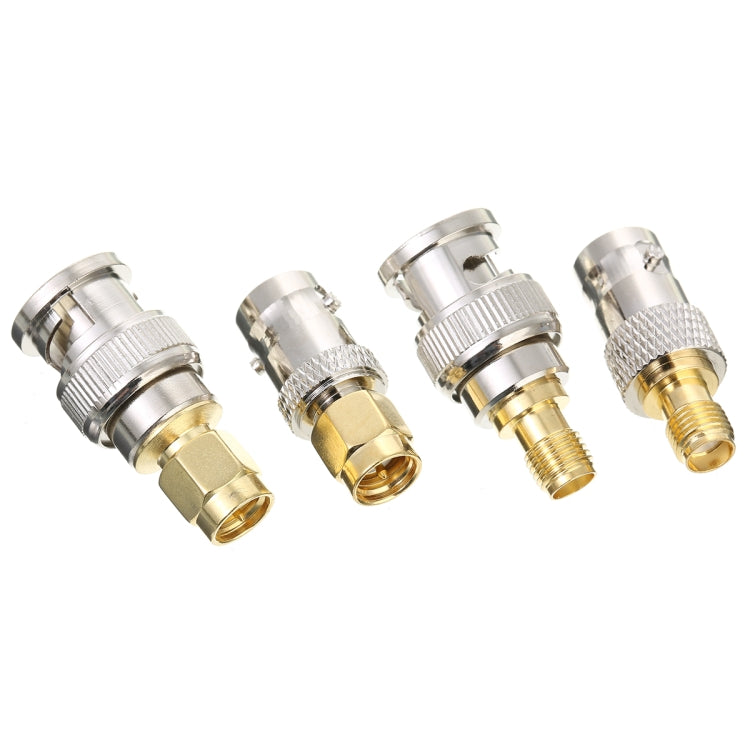 ชุดอะแดปเตอร์แปลง SMA เป็น BNC 4 ชิ้น / ชุด สำหรับทดสอบ RF