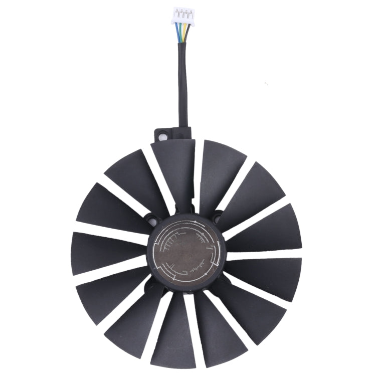 T129215SM พัดลมระบายความร้อน VGA คอมพิวเตอร์ขนาด 95 มม. สำหรับ Asus Strix RX470 O4G เกมมิ่ง 4 ขา 13 ใบพัด