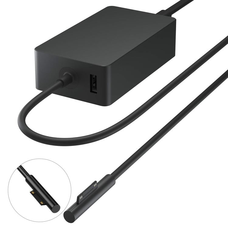 อะแดปเตอร์ชาร์จไฟ 102W 15V 6.33A สำหรับ Microsoft Surface Book 2 รุ่น 1798, 102W 6.33A
