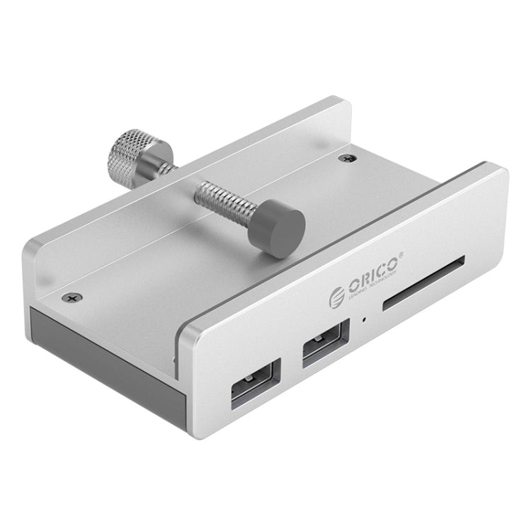 ORICO MH2AC-U3 ฮับ USB3.0 แบบหนีบ 2 พอร์ต พร้อมเครื่องอ่านการ์ด SD