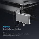 ORICO MH2AC-U3 ฮับ USB3.0 แบบหนีบ 2 พอร์ต พร้อมเครื่องอ่านการ์ด SD