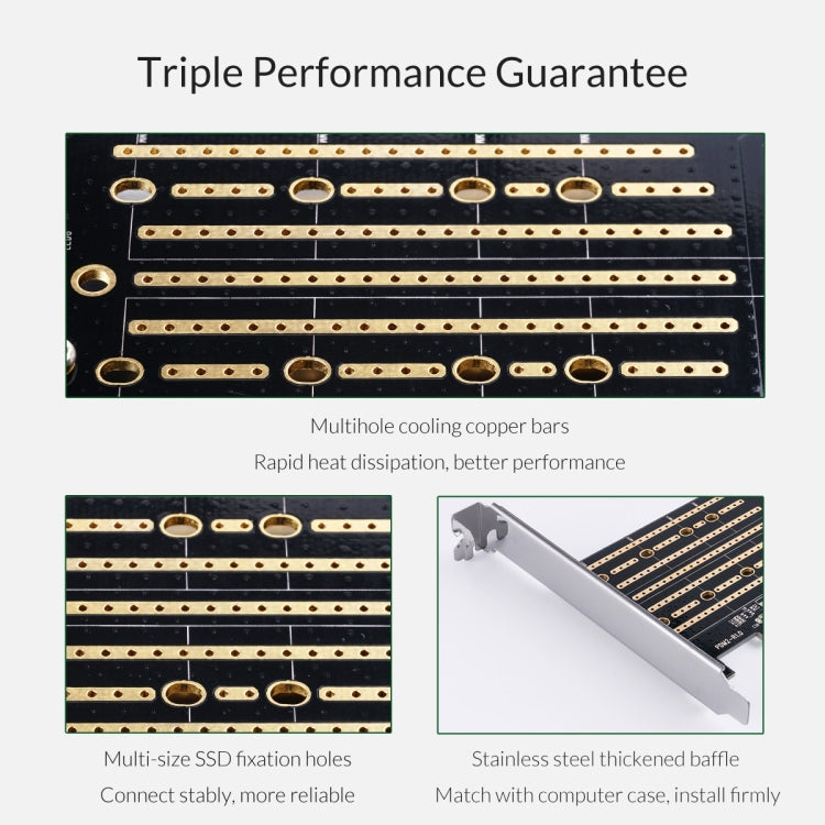 ORICO PDM2 การ์ดขยาย M.2 NVME เป็น PCI-E 3.0 X4