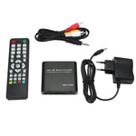 เครื่องเล่นสื่อ MINI 1080P Full HD USB HDD เครื่องเล่นการ์ด SD/MMC, US, EU, UK