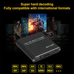 เครื่องเล่นสื่อ MINI 1080P Full HD USB HDD เครื่องเล่นการ์ด SD/MMC, US, EU, UK