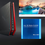 เครื่องเล่นสื่อ MINI 1080P Full HD USB HDD เครื่องเล่นการ์ด SD/MMC, US, EU, UK