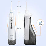 Mornwell D52 เครื่องฉีดน้ำฟัน USB ชาร์จได้ IPX7 กันน้ำ เครื่องฉีดน้ำในช่องปาก D52