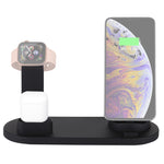 ฐานชาร์จไร้สายหมุนได้ HQ-UD15 พร้อมที่วางสำหรับโทรศัพท์ / iWatch / AirPods สีเงิน (มีชาร์จไร้สาย), สีขาว (ไม่มีชาร์จไร้สาย), สีดำ (ไม่มีชาร์จไร้สาย), สีขาว (มีชาร์จไร้สาย)