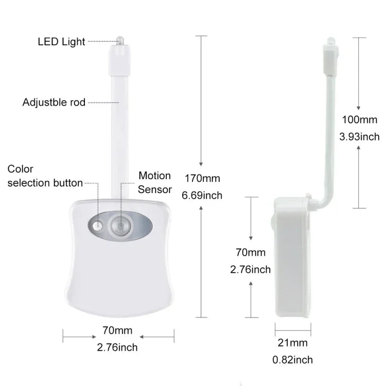 ไฟกลางคืนห้องน้ำ YouOKLight เปิดด้วยการเคลื่อนไหว ไฟ LED สำหรับห้องน้ำ