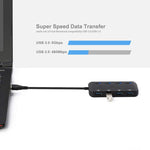 ฮับ USB3.0 4 พอร์ตความเร็วสูงพร้อมสวิตช์, USB 3.0