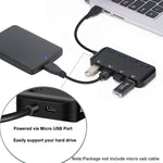 ฮับ USB3.0 4 พอร์ตความเร็วสูงพร้อมสวิตช์, USB 3.0