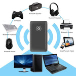 B10S อะแดปเตอร์บลูทูธ 5.0 ตัวส่งและรับสัญญาณบลูทูธ 2 in 1 สีดำ