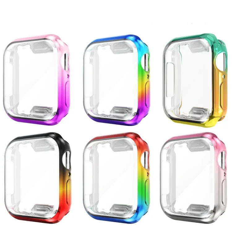 เคส TPU ปกป้องแบบไล่ระดับสีสำหรับ Apple Watch Series 4/5/6 & Watch SE 1/2/3 40 มม., สำหรับ Apple Watch Series 5 & 4 40 มม.