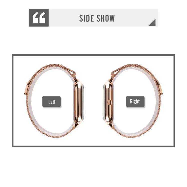 นาฬิกาผู้ชาย SKMEI 9207 แฟชั่นสร้างสรรค์ เรียบง่าย สายตาข่ายแม่เหล็ก สายเหล็ก คู่รัก ควอตซ์