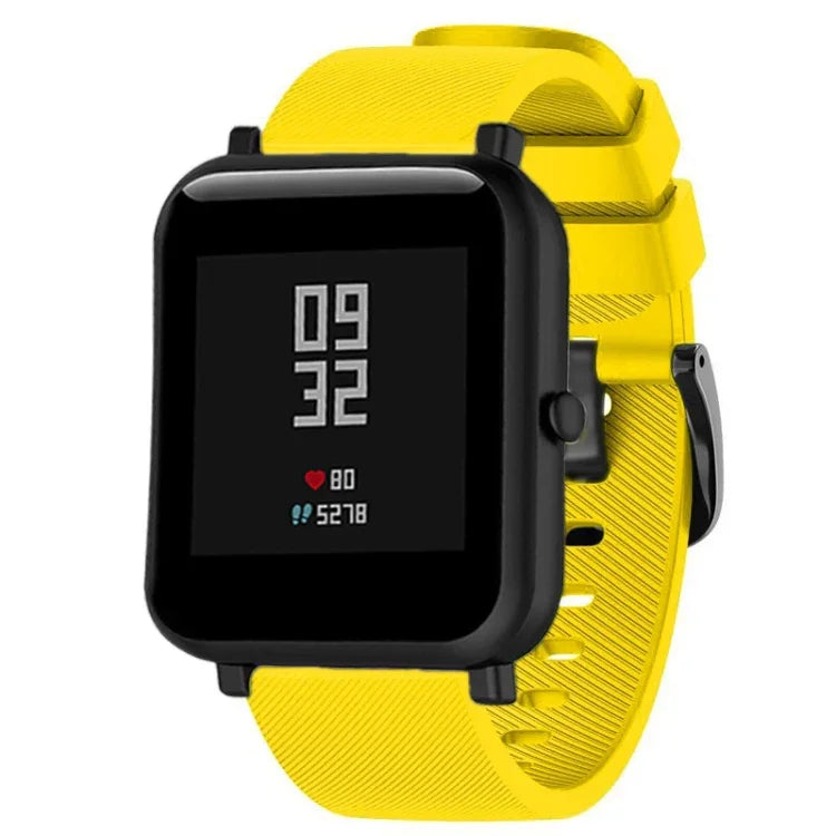 สายรัดซิลิโคน 20mm สำหรับ Huami Amazfit GTS / Samsung Galaxy Watch Active 2 / Gear Sport