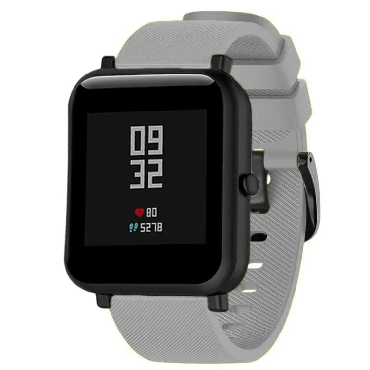 สายรัดซิลิโคน 20mm สำหรับ Huami Amazfit GTS / Samsung Galaxy Watch Active 2 / Gear Sport