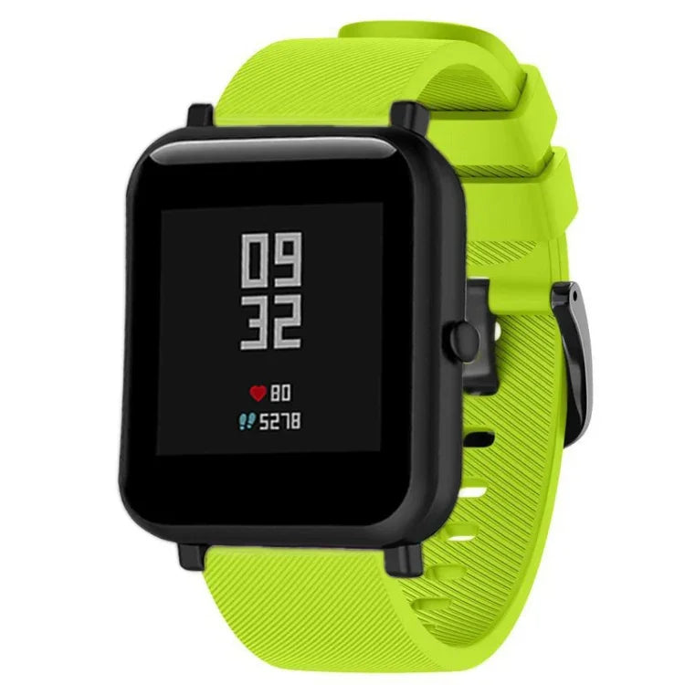 สายรัดซิลิโคน 20mm สำหรับ Huami Amazfit GTS / Samsung Galaxy Watch Active 2 / Gear Sport