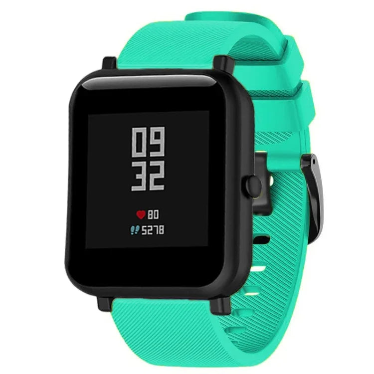 สายรัดซิลิโคน 20mm สำหรับ Huami Amazfit GTS / Samsung Galaxy Watch Active 2 / Gear Sport